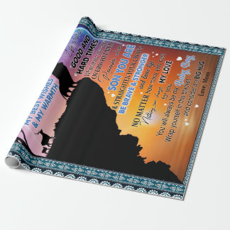 Papel De Presente Son Lovers | Ao meu filho há um pedaço do meu cora