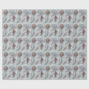 Papel De Presente Sonhadores em tema boêmico