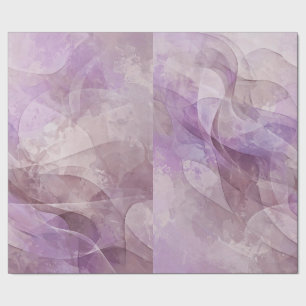 Papel De Presente Sonho Lavanda Redemoinho Lilás Mauve Lavanda