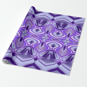 Papel De Presente Sonho Roxo, Abstrato Fantasia Arco-Íris