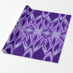 Papel De Presente Sonho Roxo, Abstrato Fantasy Arte Arco-Íris