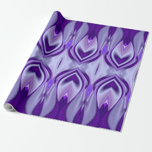 Papel De Presente Sonho Roxo, Abstrato Fantasy Arte Arco-Íris