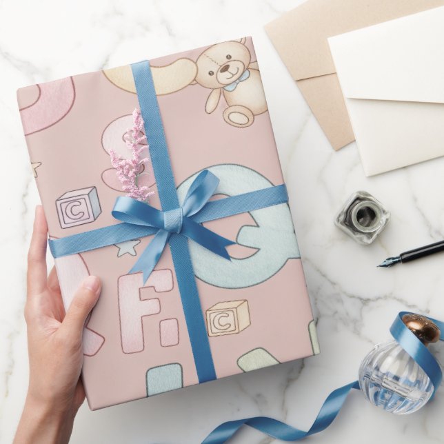 Papel De Presente Sonhos do Alfabeto (Presentear)