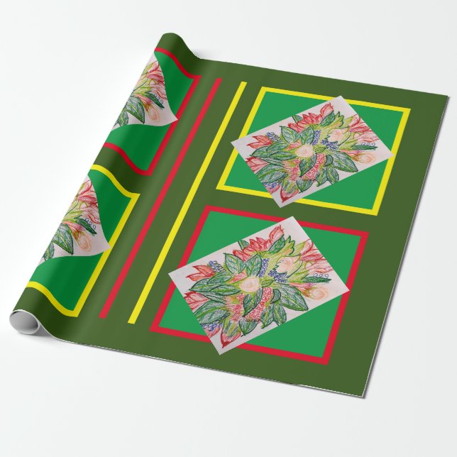 Papel De Presente Soquete sem Alça (Desenrolado)