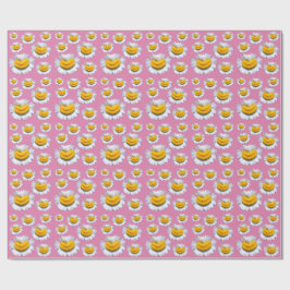 Papel De Presente Sorrisos Alegres de Camomilas