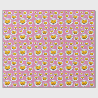 Papel De Presente Sorrisos Alegres de Camomilas