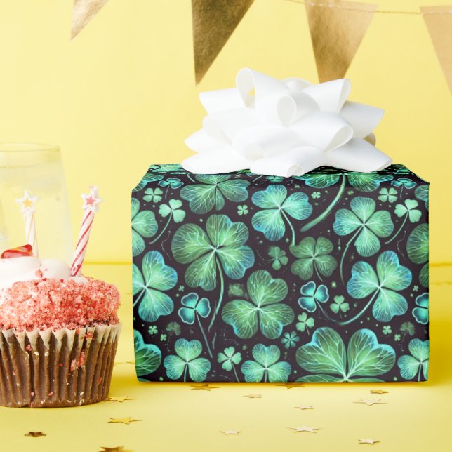 Papel De Presente Sorte Noturna (Festa de aniversário)