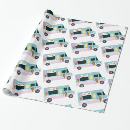 Papel De Presente Sorvete de Caminhão
