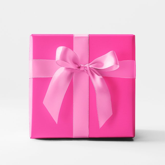 Papel De Presente Sorvete de Framboesa Rosa (Pink Raspberry Sherbet Wrapping Paper)