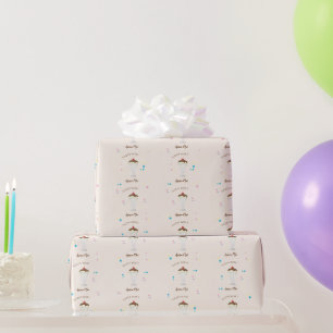 Papel De Presente Sorvete Moderno Minimalista Personalizado Wr