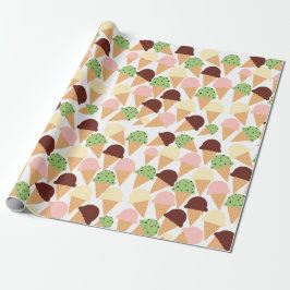 Papel De Presente Sorvetes