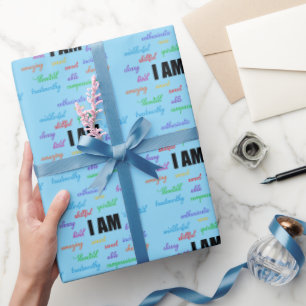 Papel De Presente Sou Inspirador, Positivo, Religioso, Cristão