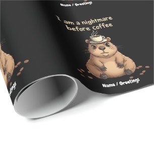 Papel De Presente Sou um Pesadelo Antes do Café, Lema dos Amantes