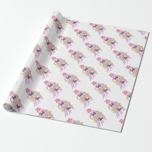 Papel De Presente Sparkle Shine Star