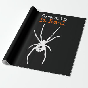 Papel De Presente Spider G Figurino do Dia de as Bruxas engraçado -