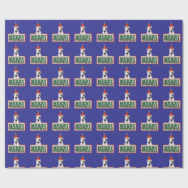 Papel De Presente Spike "Merry Woofmass" gift wrap (Aberto)