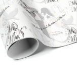 Papel De Presente Sr. e Sra. Wedding Design<br><div class="desc">Mala de presente de casamento. Apresentado em um Sr. e Sra. Wedding Design Pattern pronto para você personalizar. ✔ Nota: Nem todas as áreas de modelo precisam ser alteradas. 📌 Se você precisar de mais personalização, clique no botão "Clique para personalizar mais" ou "Personalizar ou Editar Design" e use nossa...</div>