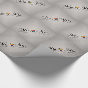 Papel De Presente Sra. & Sra. Lésbica Projeto