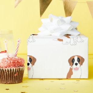 Papel De Presente St Bernard
