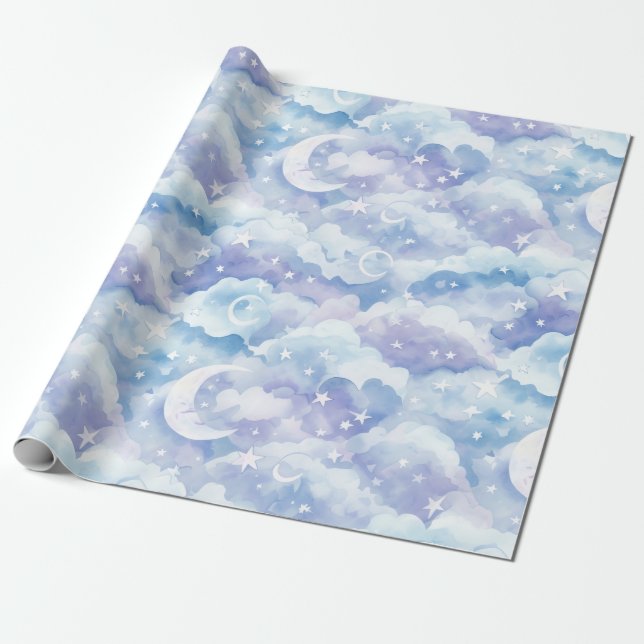 Papel De Presente Starry Dreams (Desenrolado)