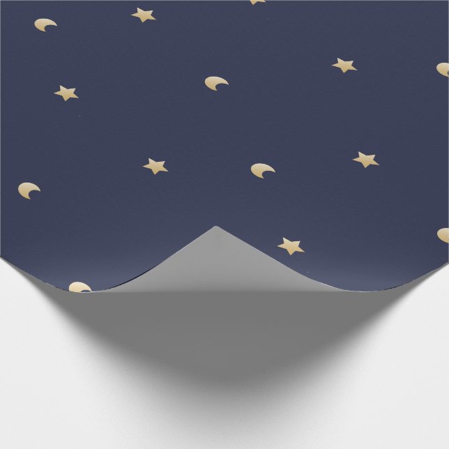 Papel De Presente Starry Night Pattern (Ponta)