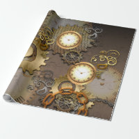 Steampunk, pulsos de disparo e engrenagens mim