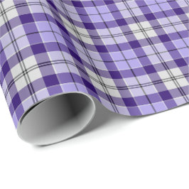Papel De Presente Strathclyde Scotland Distrito de Tartan Purple Xad