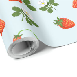 Papel De Presente Strawberries