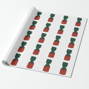 Papel De Presente Strawberry Bon Bons Candies