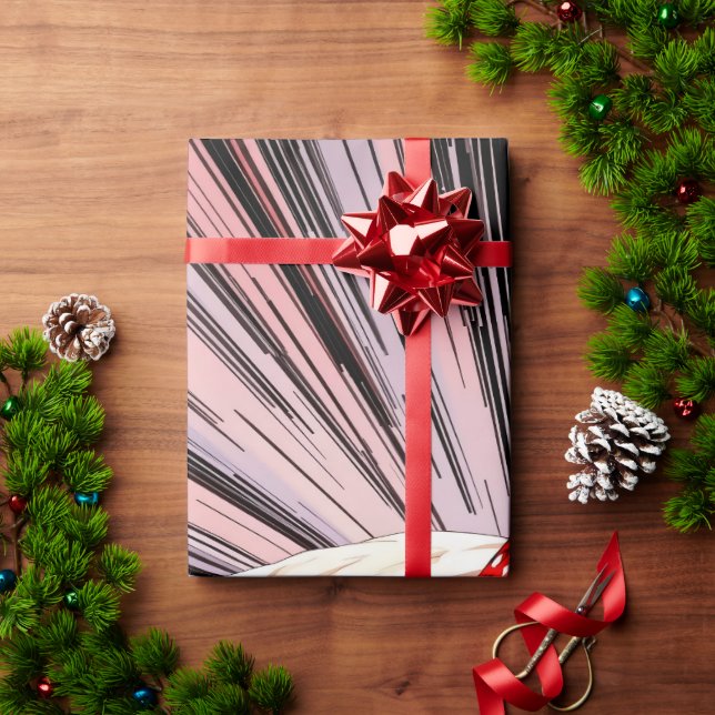 Papel De Presente Strawberry Shortcake Nostalgia (Presente de Natal)