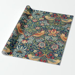 Papel De Presente Strawberry Thief por William Morris