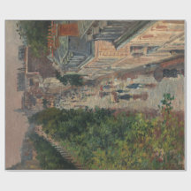 Street Scene em Paris, França (por Maximilien Luce