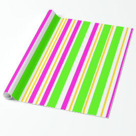 Papel De Presente Stripes Diversas