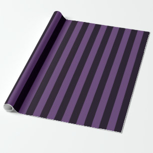 Papel De Presente Stripes Verticais Roxas Personalizam Isto!