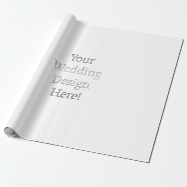 Papel De Presente Sua Design de Casamento (Desenrolado)