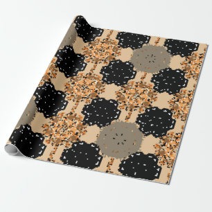 Papel De Presente Suave plano de fundo sem costura. Bonito colheita