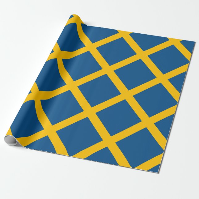 Papel De Presente Suecia (Desenrolado)