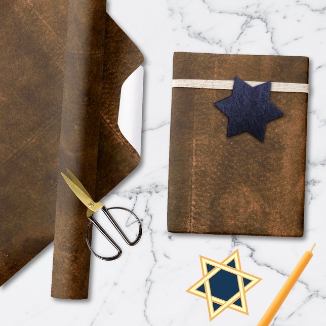 Papel De Presente Suede Seam Look of Leather (Criador carregado)