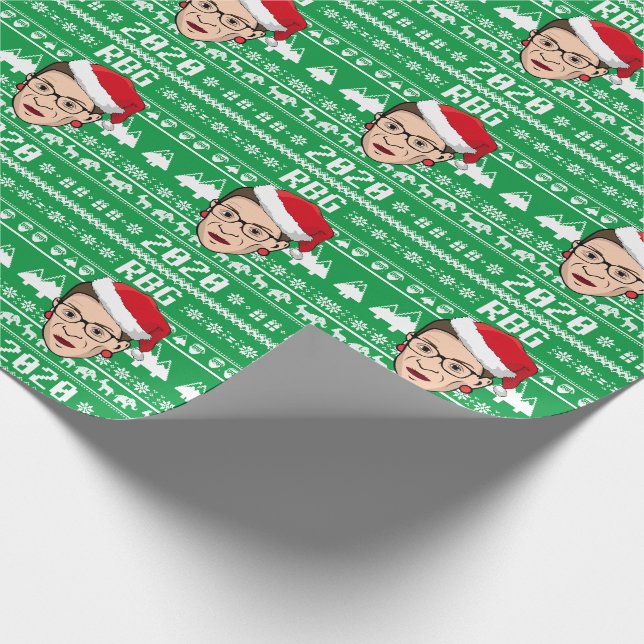 Papel De Presente Suéter de Natal Feio RBG (Ponta)