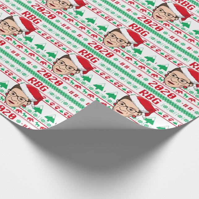 Papel De Presente Suéter de Natal Feio RBG (Ponta)