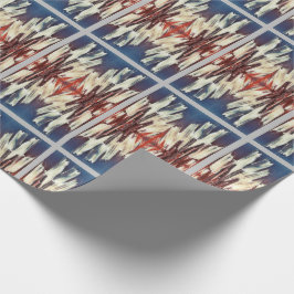 Papel De Presente Suéter De Neve De Natal Retroativo