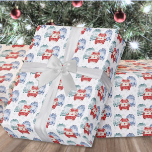 Papel De Presente Suéter Feio de Natal Festivo