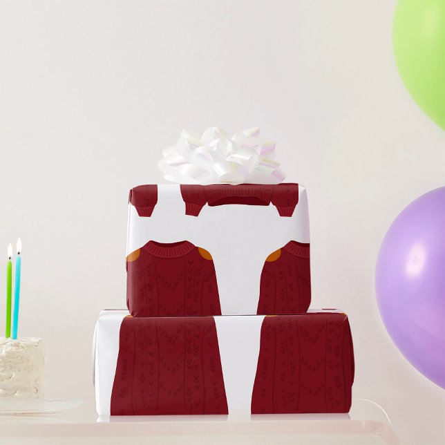 Papel De Presente Suéter Knit (Criador carregado)
