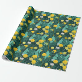 Papel De Presente Summer Dandelion Meadow