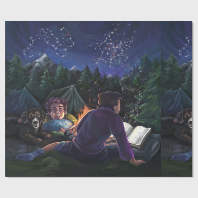 Papel De Presente Summer Knights (Aberto)