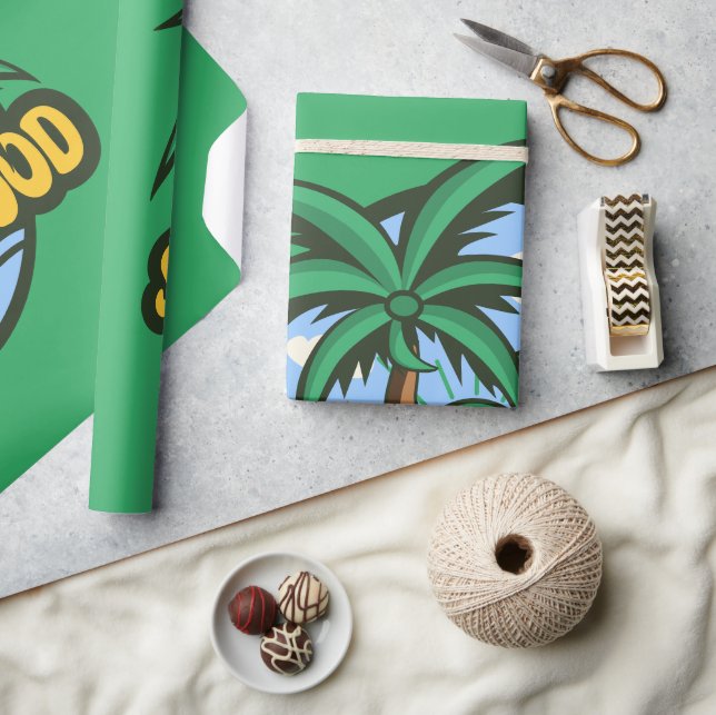 Papel De Presente Summer Mood (Artesanato)