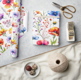 Papel De Presente Summer Wildflower