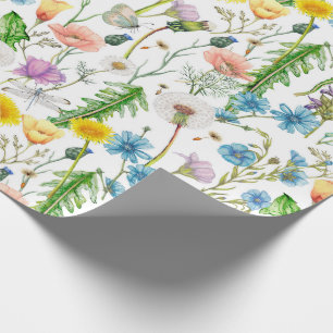 Papel De Presente Summer Willows com Dragonflies