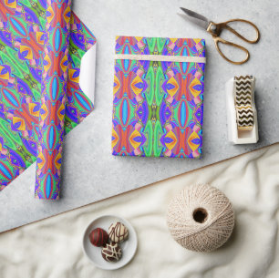 Papel De Presente Summersense, Abstrato 3D Rainbowart