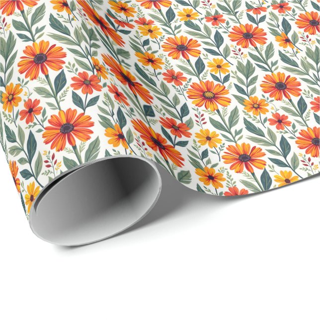 Papel De Presente Sunny Days (Ponta do rolo)